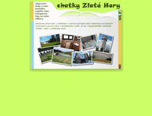 Tablet Screenshot of chatkyzlatehory.cz